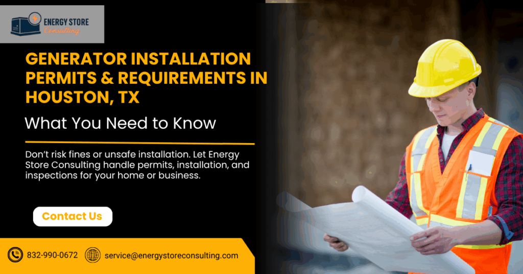 Generator Installation Permits & Requirements in Houston, TX