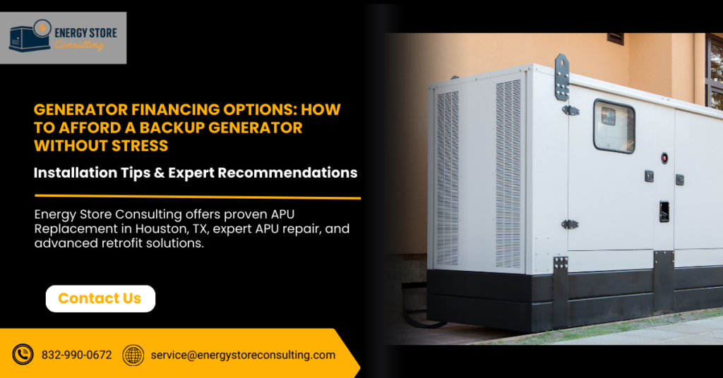 Generator Financing Options: How to Afford a Backup Generator Without Stress