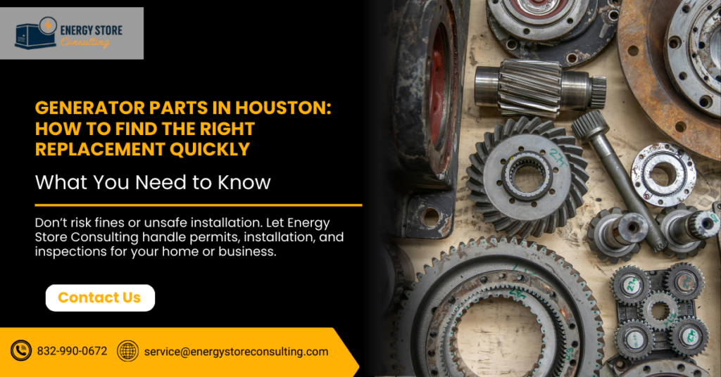 Generator Parts in Houston: How to Find the Right Replacement Quickly