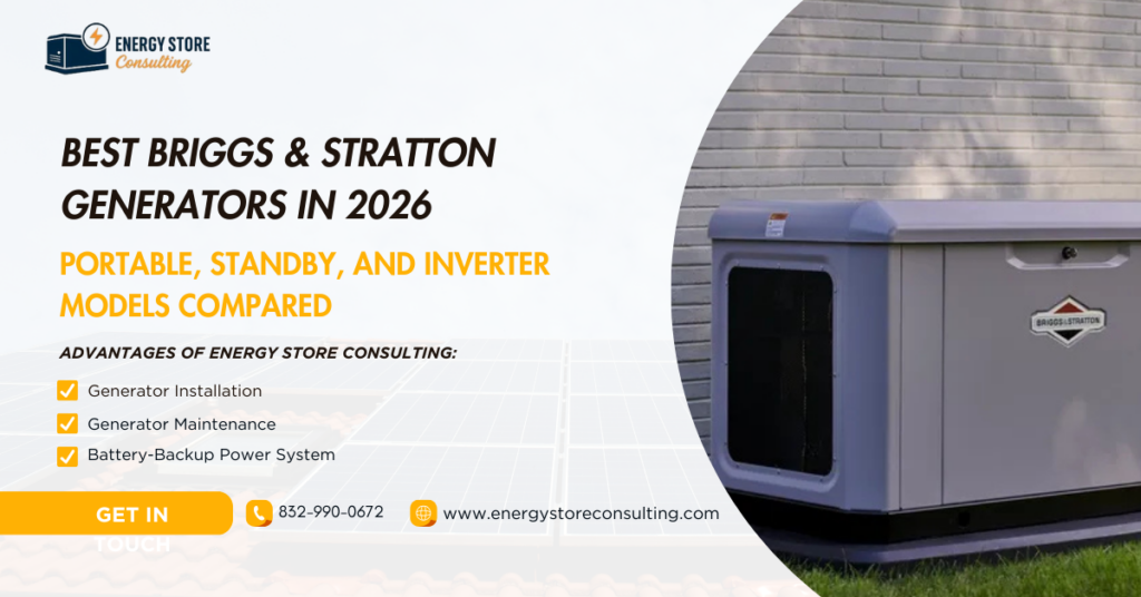 Best Briggs & Stratton Generators in 2026: Portable, Standby, and Inverter Models Compared