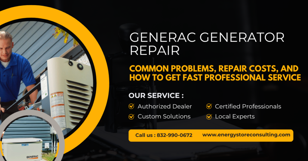Generac Generator Repair: Common Problems, Repair Costs, and How to Get Fast Professional Service