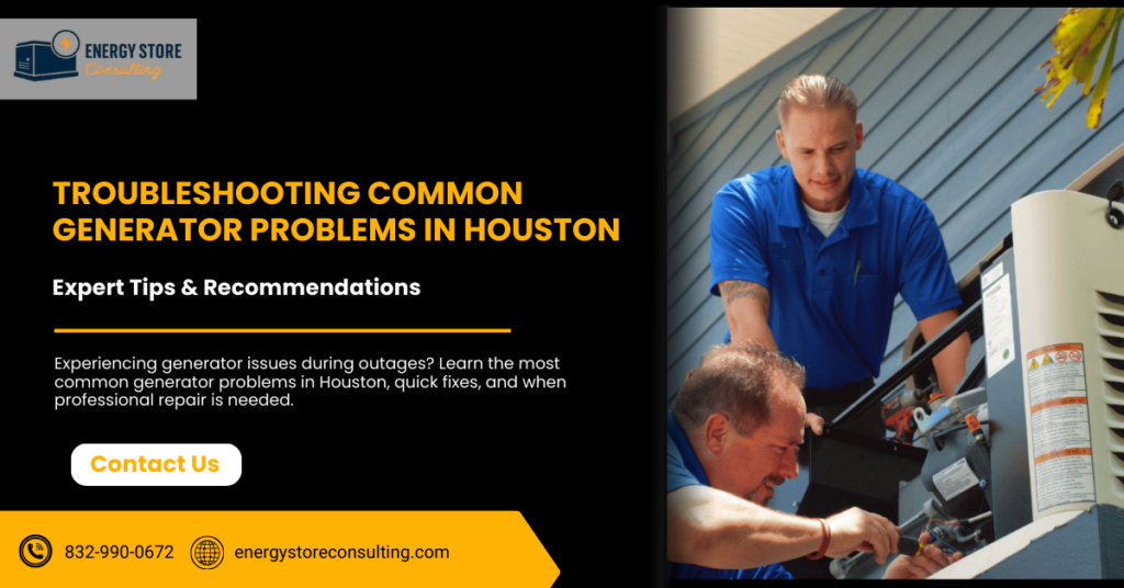 Troubleshooting Common Generator Problems in Houston