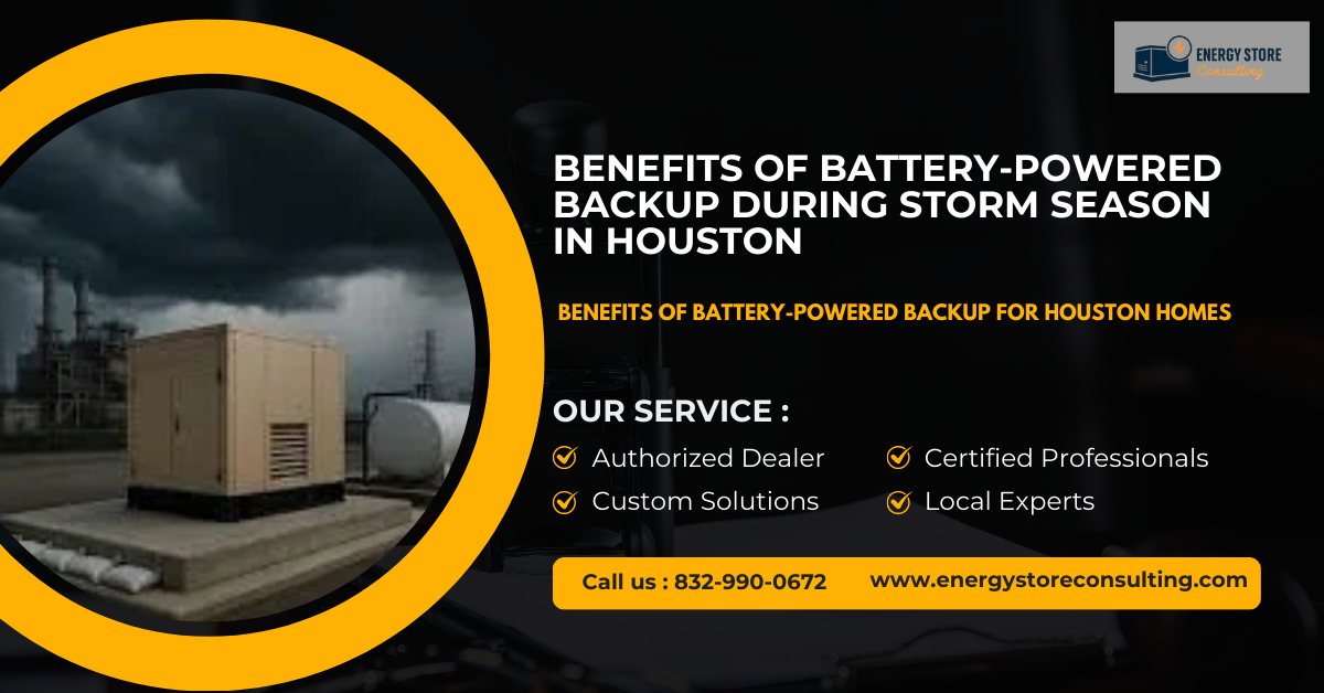 Benefits of Battery-Powered Backup During Storm Season in Houston