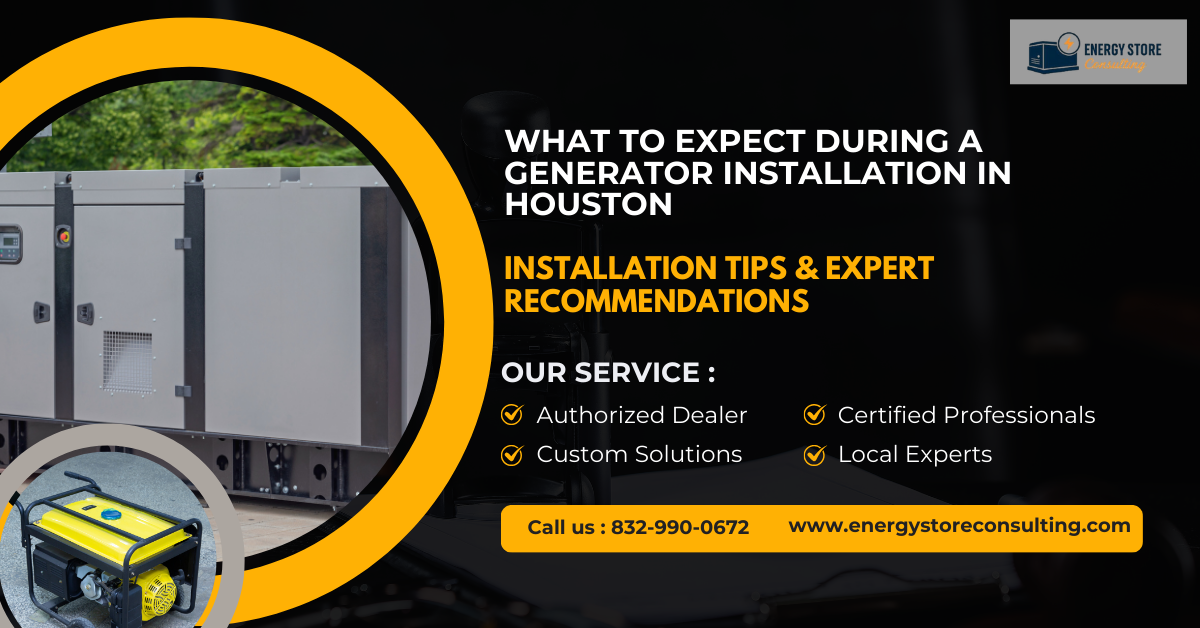 What to Expect During a Generator Installation in Houston