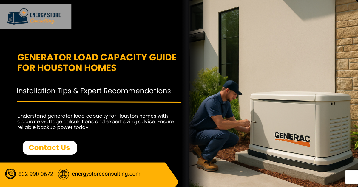 Generator Load Capacity Guide for Houston Homes