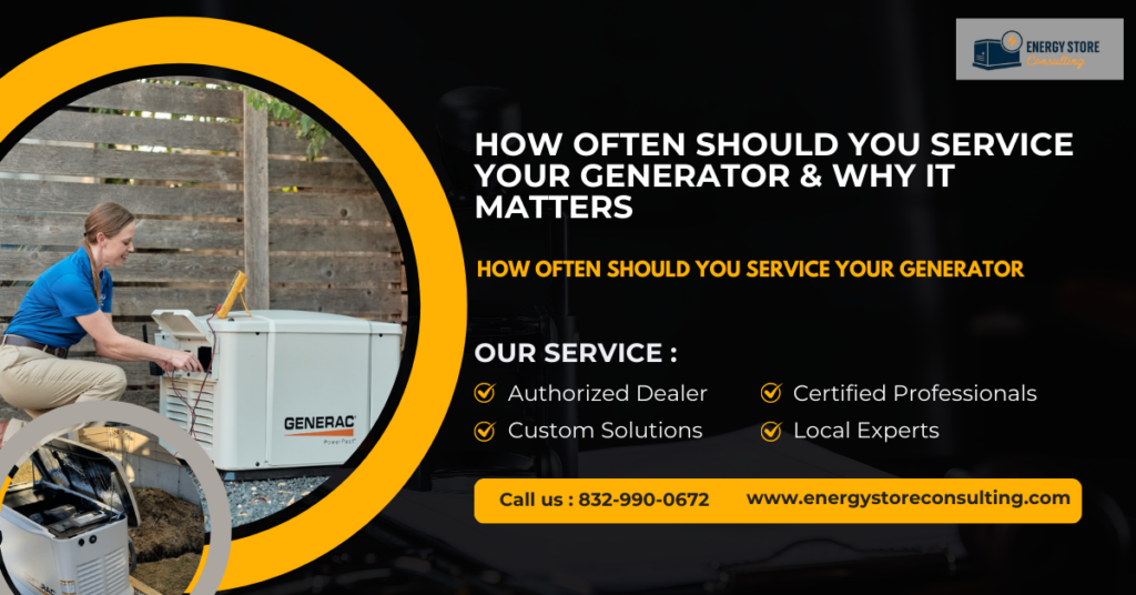 How Often Should You Service Your Generator & Why It Matters