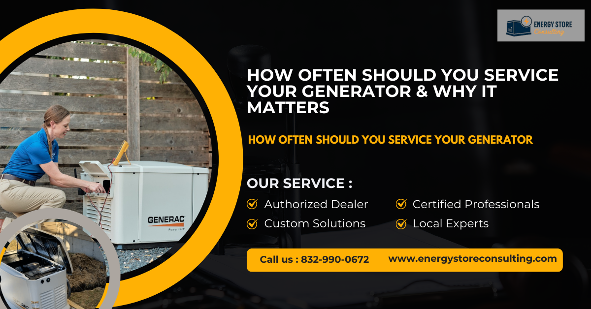 How Often Should You Service Your Generator & Why It Matters
