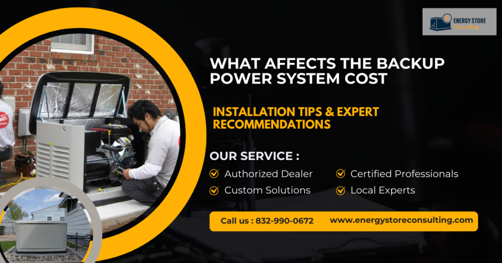 What Affects the Backup Power System Cost