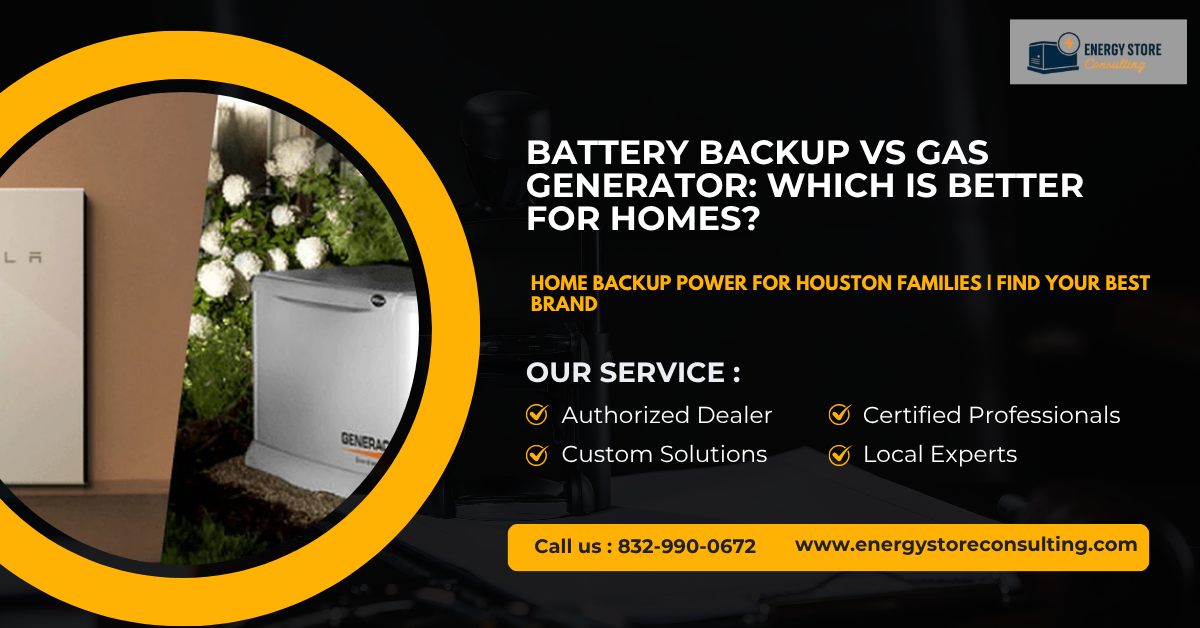 Battery Backup vs Gas Generator: Which Is Better for Homes?