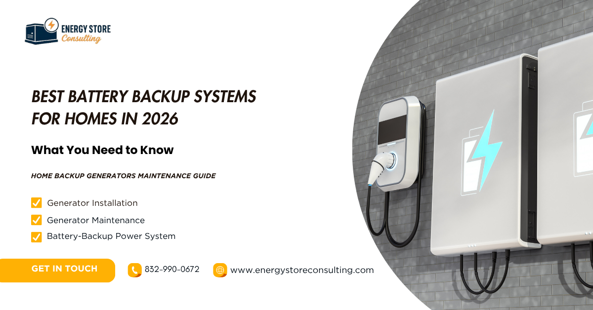 Best Battery Backup Systems for Homes in 2026