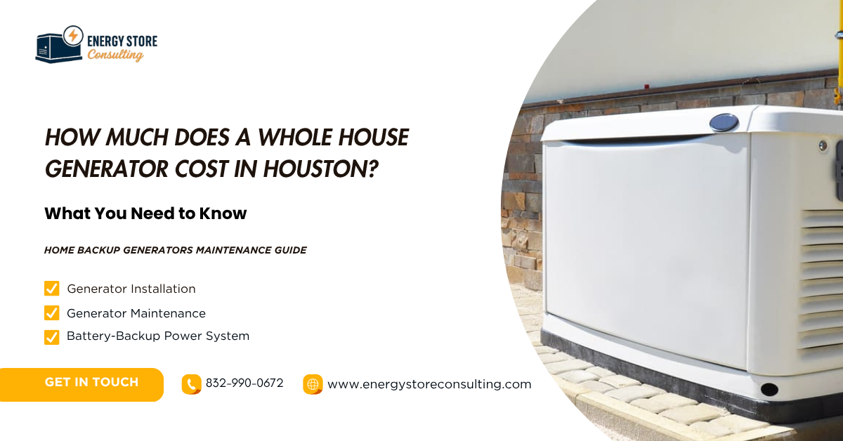 How Much Does a Whole House Generator Cost in Houston?