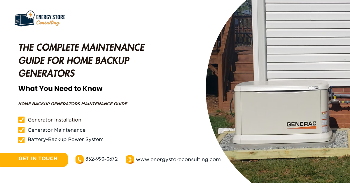 The Complete Maintenance Guide for Home Backup Generators